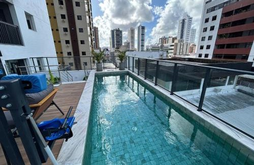 Loteamento Oceania II Apartment | Bela Hospedagem - #1701 Simple Manaira, linda vista da cidade e do mar