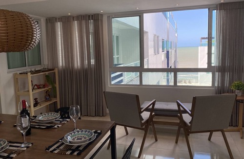 Bessa Apartment | Bela Hospedagem - Foot in the sand, pool and sea view