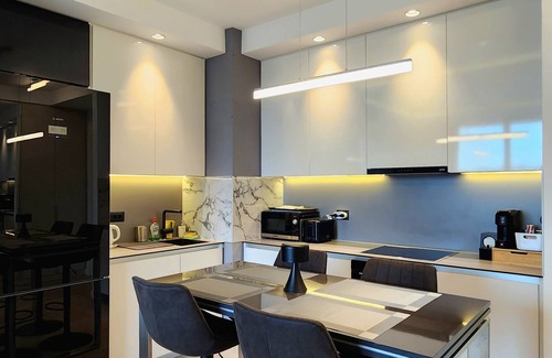 Savamala Condo | Belgrade Waterfront 10th fl. Lux Apt. w/City view & Free Parking