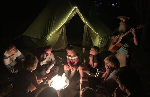 Morgan County RV Rental | Bell Tent #7 - The Fields at East Canyonn
