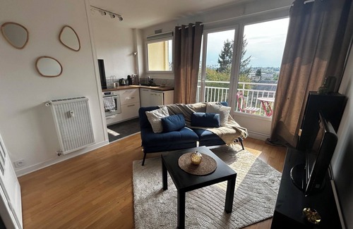 Saint-Lo Apartment | "Bellevue - 35 m2 - parking - 10 min downtown - Normandy - Saint Lô