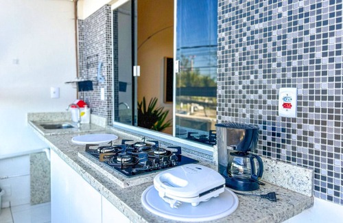 Rio das Ostras Apartment | Belo Loft Ritz a 9 min do mar em Rio das Ostras/RJ