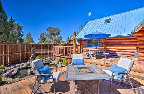Bend House | Bend Log Cabin with Cascade Mountain Views!