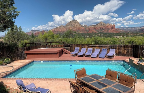 West Sedona House | Best Views, Pool, Spa, Walk to Town, Hiking trails, Airport Vortex