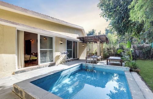 Mocha Villa | Bhil's Kabeela PVT POOL VILLAn2 room luxurious PVT POOL in the heart of Jungle