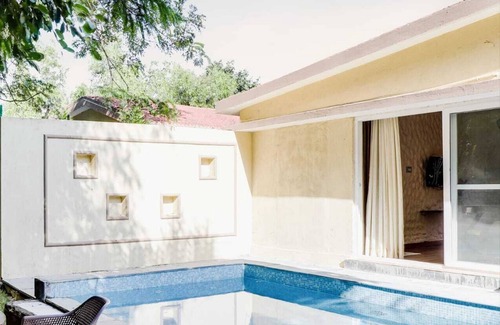 Mocha Villa | Bhil's Kabeela PVT POOL VILLAn2 room luxurious PVT POOL in the heart of Jungle