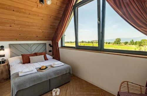 Krempachy Ski Chalet | Białka i Skałka domki z jacuzzi i widokiem na góry - jacuzzi and mountain view