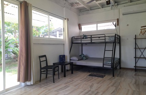 Manzanillo House | Big Beachfront House , 2 bathrooms, A/C, hot showers, 2 kitchens, & porch!