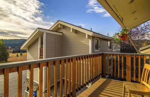 Big Sky Meadow Village Condo | Big Sky Basecamp | Walk to Trails + Private Patio