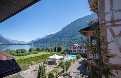Darligen Apartment | Bijou du Lac - mit Pool und Privatstrand