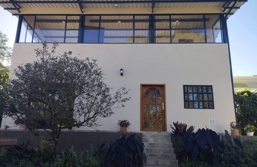 El Rosal Cabin | Bio-Hotel Bhakti,nCoffee rural cabin with view of the mountains and the forest