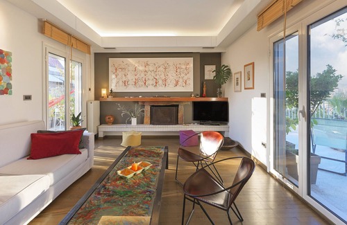 Pangrati Apartment | Bird´s-eye View of Athens