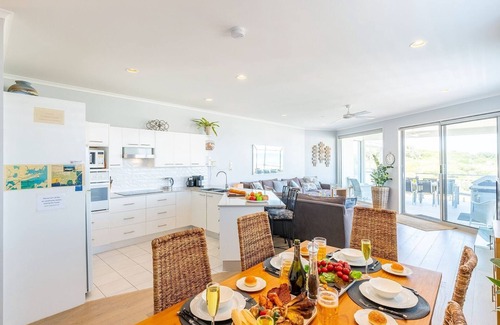 Anna Bay House | Birubi First Wave, 45a Ocean Ave - pet friendly, waterfront, waterviews, air con, Wi-Fi