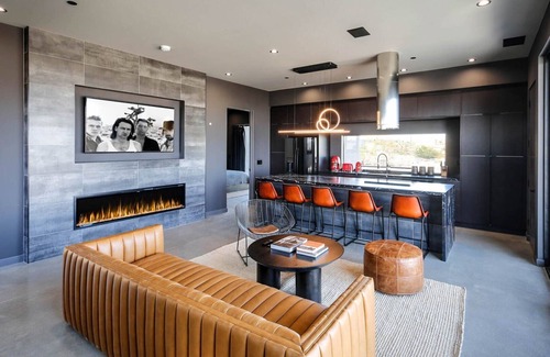 Joshua Tree House | Black Casita by Fieldtrip - Bold Villa w Pool + Spa
