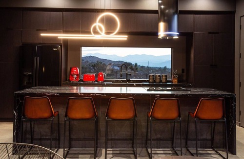 Joshua Tree House | Black Casita by Fieldtrip - Bold Villa w Pool + Spa