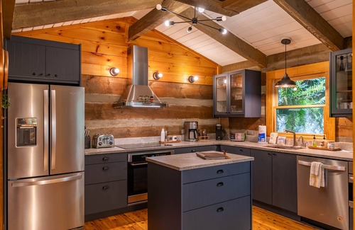 Apple Ridge Cabin | Blackberry Creek Cabin - Updated Creekside Haven with Fire Pit and Swimming Holes