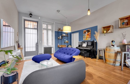 Arnaud Bernard Apartment | Bleu du Maine - Elegant T3 avec terrasse