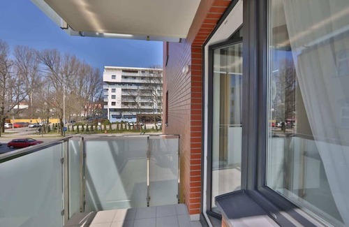 West Pomeranian Voivodeship Apartment | Bliżej Morza 14 | Coast Studio for 4 People | Gym
