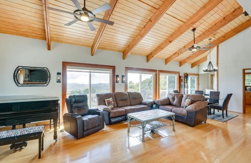 Blowing Rock House | Blowing Rock Home with Hot Tub and Mountain-View Deck!