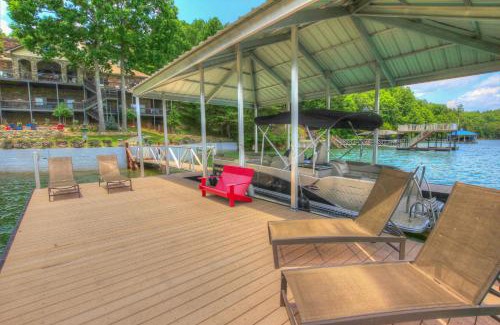 Necowa Cove House | Blue Ridge Lakeside Chateau Lakefront 6000 SQ FT - Private Dock, Hot Tub, Fire Pit, Game Rooms, Exercise Room, Lake Blue Ridge -