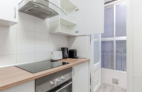 Les Corts Apartment | Blueground | Pedralbes, AC & w/d, nr Camp Nou