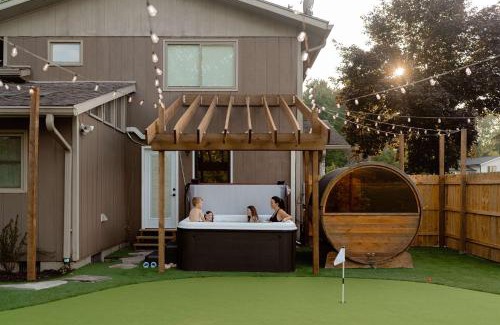 Berrien Springs House | Bluffview on the River with a hot tub sauna pool table and more