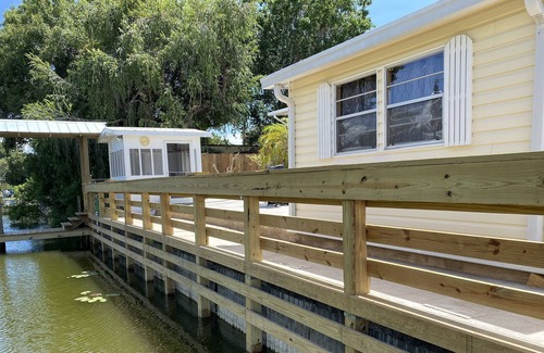 Buckhead Ridge House | Boat dock right out the door in Buckhead Ridge.