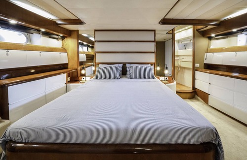 Sant Adria de Besos Boat Rental | Boat "Exclusive Yacht 20m In Barcelona" with Sea View, Private Terraces & Wi-Fi