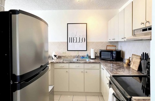 Aguadilla Pueblo Apartment | Boho Beach Box | Ocean Front Apt With Pool- in Downtown Walkable Location