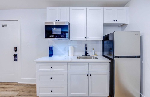 Galveston Apartment | Boho Flamingo Studio Apartment