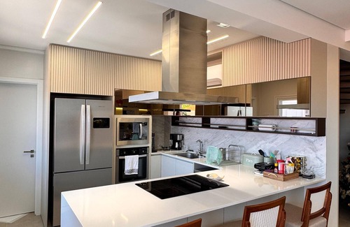 Cachoeira do Bom Jesus Apartment | Bom Jesus Waterfall Luxury apartment with 3 suites, 30 meters from the beach