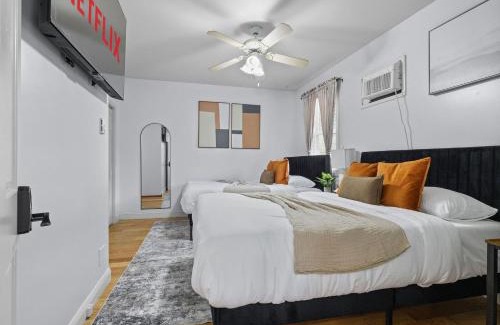 East Somerville Apartment | Boston 4BR Home with Parking BBQ Fire