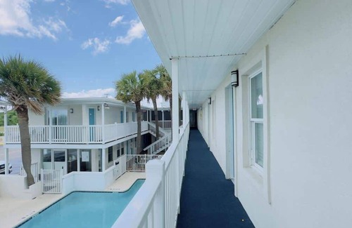 Downtown Myrtle Beach Apartment | Boutique on the beach, Studio #106 + Pool