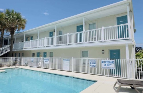 Downtown Myrtle Beach Apartment | Boutique on the beach, Studio #109 + Pool