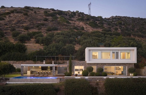 Koutsounari Villa | Boutique Villa Thalassa, next to the sea, infinity pool