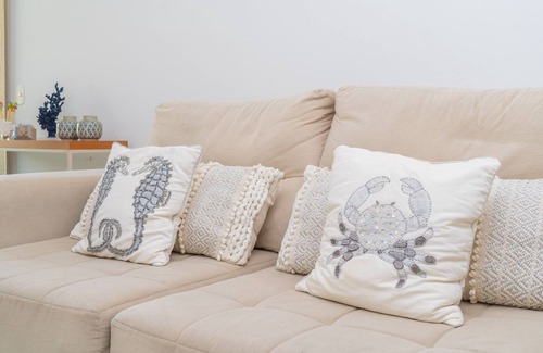 Parque Enseada Apartment | Elegante Apartamento em Enseada, no Guarujá