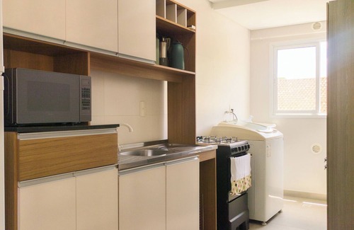 Rocio Pequeno Apartment | Apartment with terrace in the central region of São Francisco do Sul