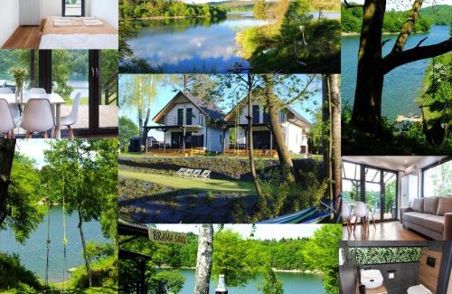 Czarna House | Brama Sanu - z prywatną linią brzegową Jeziora Solińskiego - pomosty - pontony - basen sezonowy