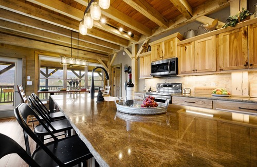 Wears Valley Cabin | BRAND NEW Luxury Cabin w/Mountain Views, Hot Tub, Game Room & Trailer Parking