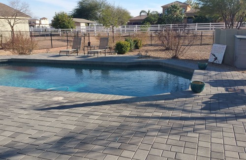 San Tan Valley Villa | BRGuest in our Guest House! Pool, Hot Tub, Secure Parking, Private Patios
