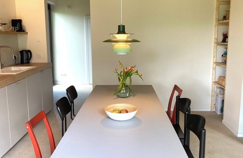 Hohenlychen House | Bright vacation home on Lake Zenssee with fireplace and terrace