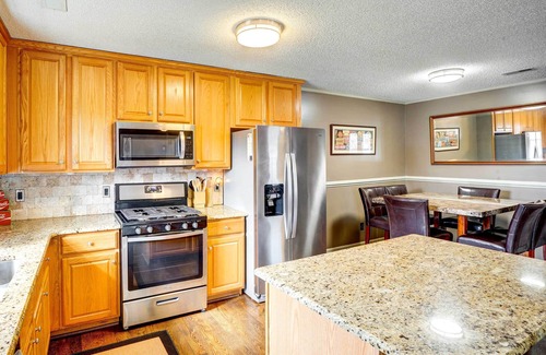 Browns Summit House | Browns Summit Vacation Rental w/Fire Pit!