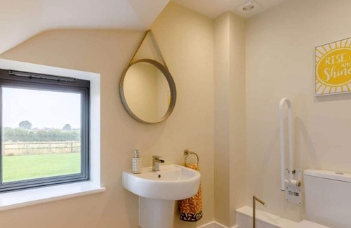 Moreton Valence Cottage | Buck Cottage. Purpose-built, disabled adapted, with hot tubs