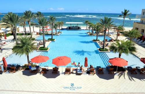 Dawn Beach Estates Condo | Building C-Ocean View Condo with indoor garage.