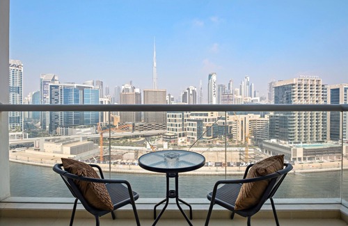 Trade Center Apartment | Burj Khalifa View Premium Apartment