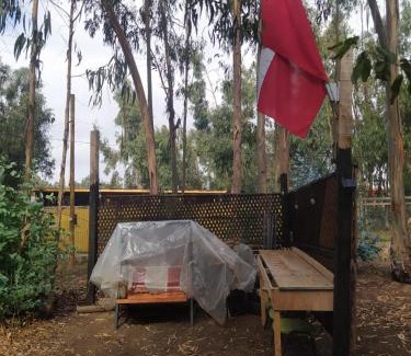 La Ligua House | Cabaña entre eucaliptos en Huaquén 3D 1B más patio