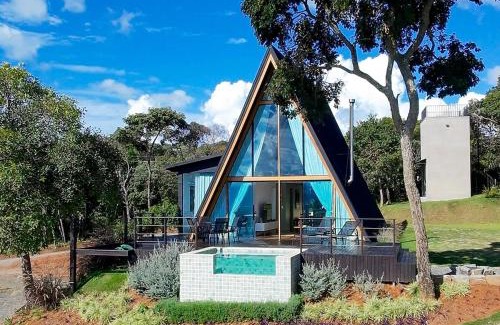 Maria da Fe Ski Chalet | Cabana com piscina e vista de tirar o fôlego!