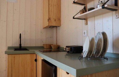 Jubrique Cabin | Cabin 'Mirlo Blanco' with Mountain View, Shared Pool and Private Terrace