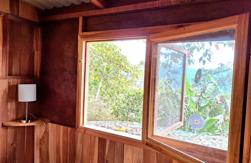 Santiago Cabin | Cabin next to the forest with mountain view