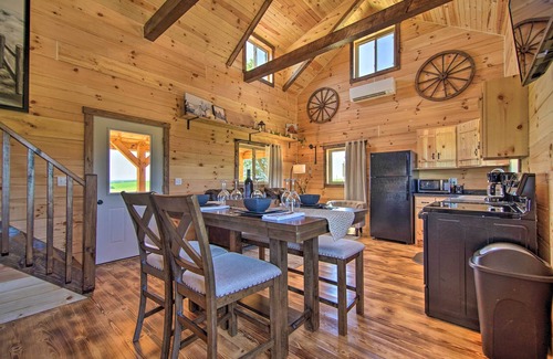 Blanchardville Cabin | Cabin on 35-Acre Farm in Blanchardville w/Trails!